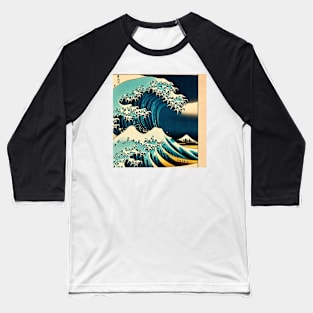 The Majestic Wave - A Stunning Ukiyo-e Painting Baseball T-Shirt